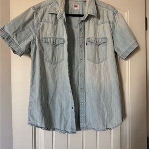 Levi's Light Blue Casual Denim Shirt